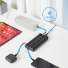 Externí baterie (POWER BANK) VEGER C20 - 20 000mAh (Micro + Typ C + Lightning 8-pin) černá