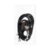Šňůrka na mobil SWING s nastavitelnou délkou / délka 165cm (max 82,5cm ve smyčce) / na rameno nebo na krk - černá