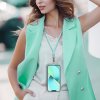 Šňůrka na mobil SWING s nastavitelnou délkou / délka 165cm (max 82,5cm ve smyčce) / na rameno nebo na krk - světle zelená