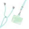 Šňůrka na mobil SWING s nastavitelnou délkou / délka 165cm (max 82,5cm ve smyčce) / na rameno nebo na krk - světle zelená