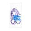 Šňůrka na mobil SWING s nastavitelnou délkou / délka 165cm (max 82,5cm ve smyčce) / na rameno nebo na krk - bílofialová