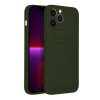 Pouzdro Forcell CARD CASE APPLE IPHONE 13 Pro Max zelené