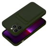 Pouzdro Forcell CARD CASE APPLE IPHONE 13 Pro Max zelené