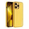 Pouzdro Forcell LEATHER Case APPLE IPHONE 14 PRO ( 6,1" ) žluté