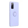 Pouzdro Forcell SILICONE RING SAMSUNG Galaxy S20 FE / S20 FE 5G fialové