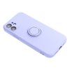 Pouzdro Forcell SILICONE RING SAMSUNG Galaxy S20 FE / S20 FE 5G fialové