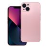 Pouzdro METALLIC APPLE IPHONE 13 růžové