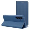 Pouzdro Forcell LUNA Book Carbon SAMSUNG Galaxy A23 5G modré