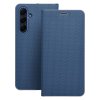 Pouzdro Forcell LUNA Book Carbon SAMSUNG Galaxy A23 5G modré