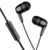 HOCO Sluchátka do uší jack 3,5mm s mikrofonem M97 černé