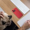 Pouzdro Silicone Mag Cover APPLE IPHONE 14 PRO červené