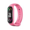 Řemínek / silikonový pásek smart band Xiaomi Mi Band 3 / 4 / 5 / 6 / 7 růžová