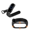 Řemínek / silikonový pásek smart band Xiaomi Mi Band 5 / 6 / 7 krémová
