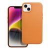 Pouzdro Leather Mag Cover APPLE IPHONE 14 PLUS oranžové