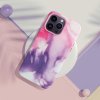 Pouzdro Leather Mag Cover APPLE IPHONE 13 PRO purple splash