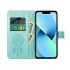 Pouzdro Forcell MEZZO Book SAMSUNG Galaxy A14 4G lapač snů zelené