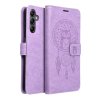 Pouzdro Forcell MEZZO Book SAMSUNG Galaxy A14 4G lapač snů fialové