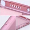 Pouzdro METALLIC APPLE IPHONE 14 růžové