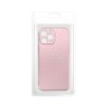 Pouzdro METALLIC APPLE IPHONE 14 růžové