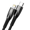 BASEUS kabel Type C na Lightning PD 20W Glimmer CADH000101 2 m černý