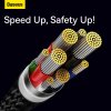 BASEUS Kabel Typ C Typ C Power delivery 100W Glimmer Series CADH000801 2m černý