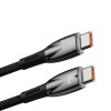 BASEUS Kabel Typ C Typ C Power delivery 100W Glimmer Series CADH000801 2m černý