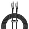 BASEUS Kabel Typ C Typ C Power delivery 100W Glimmer Series CADH000801 2m černý