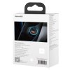 BASEUS nabíječka do auta USB A + Typ C + kabel Typ C na Ligthning PD QC4.0 3A 40W TZCCJD-03 modrá