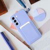 Pouzdro Forcell CARD CASE SAMSUNG Galaxy A14 5G / A14 4G fialové