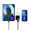 Externí baterie (POWER BANK) BASEUS QPow - 10 000mAh LCD Quick Charge PD 20W s Lightning kabelem 8-pin bílá PPQD020002