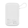 Externí baterie (POWER BANK) BASEUS QPow - 10 000mAh LCD Quick Charge PD 20W s Lightning kabelem 8-pin bílá PPQD020002