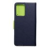 Pouzdro Fancy Book XIAOMI Redmi NOTE 12 4G navy blue / limonka