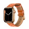 Řemínek pro Apple Watch 38/40/41mm Elegant leather WA18 oranžová