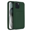 Pouzdro Forcell CARD CASE APPLE IPHONE 15 zelené