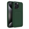 Pouzdro Forcell CARD CASE APPLE IPHONE 15 PRO MAX zelené
