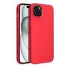 Pouzdro Forcell SOFT APPLE IPHONE 15 PLUS červené