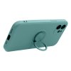 Pouzdro Forcell SILICONE RING APPLE IPHONE 15 zelené