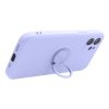 Pouzdro Forcell SILICONE RING APPLE IPHONE 15 PLUS fialové