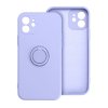 Pouzdro Forcell SILICONE RING APPLE IPHONE 15 PLUS fialové
