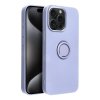 Pouzdro Forcell SILICONE RING APPLE IPHONE 15 PRO MAX fialové