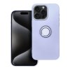 Pouzdro Forcell SILICONE RING APPLE IPHONE 15 PRO MAX fialové