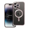 Pouzdro Electro Mag Cover APPLE IPHONE 14 PRO MAX zlato růžové