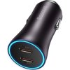 Nabíječka do auta BASEUS 2 x Type C PD QC4.0 3A 40W CGJP000013 černá