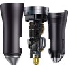Nabíječka do auta BASEUS 2 x Type C PD QC4.0 3A 40W CGJP000013 černá