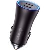 Nabíječka do auta BASEUS 2 x Type C PD QC4.0 3A 40W CGJP000013 černá