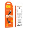 HOCO kabel typ C na typ C PD 6A 100W X96 1 m černý