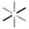 DUX DUCIS Milanese magnetický řemínek z nerezové oceli pro Samsung Galaxy Watch / Huawei Watch / Honor Watch (20mm band) černá