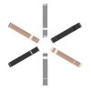 DUX DUCIS Milanese magnetický řemínek z nerezové oceli pro Samsung Galaxy Watch / Huawei Watch / Honor Watch / Xiaomi Watch (22mm band) černá