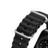 DUX DUCIS Ocean Wave sportovní silikonový řemínek pro Apple Watch 38/40/41mm černá
