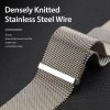 DUX DUCIS Milanese magnetický řemínek z nerezové oceli pro Apple Watch 38/40/41mm platina